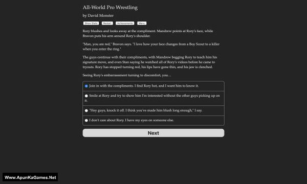 All World Pro Wrestling Screenshot 2, Full Version, PC Game, Download Free