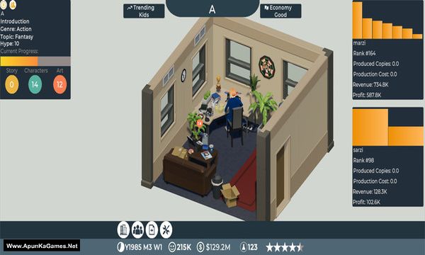 Comic Book Tycoon Screenshot 2, Full Version, PC Game, Download Free