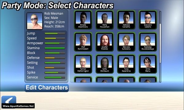 Volleyball Unbound: Pro Beach Volleyball Screenshot 2, Full Version, PC Game, Download Free