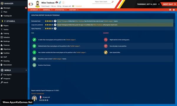 Pro Basketball Manager 2022 Screenshot 2, Full Version, PC Game, Download Free