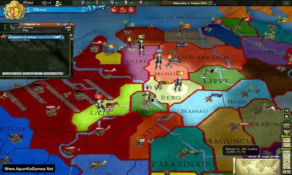 Europa Universalis 1 Screenshot 1, Full Version, PC Game, Download Free