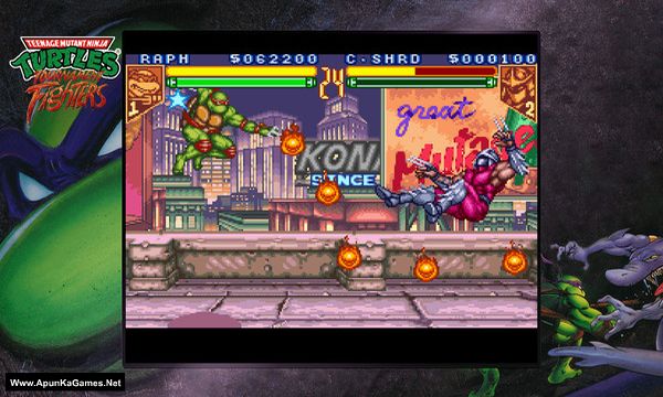 Teenage Mutant Ninja Turtles: The Cowabunga Collection Screenshot 1, Full Version, PC Game, Download Free