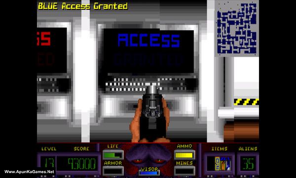Corridor 7: Alien Invasion Screenshot 1, Full Version, PC Game, Download Free