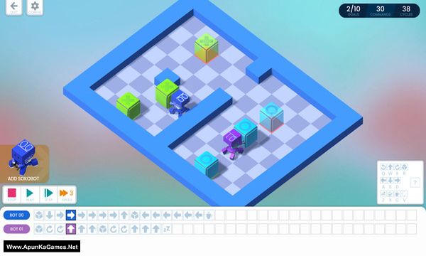 SOKOBOT Screenshot 1, Full Version, PC Game, Download Free