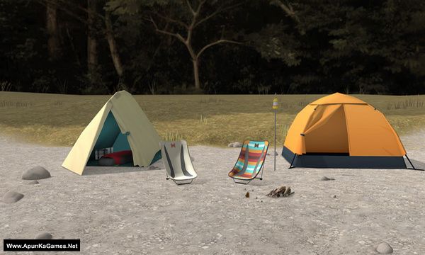 Laid-Back Camp: Virtual - Lake Motosu Screenshot 3, Full Version, PC Game, Download Free