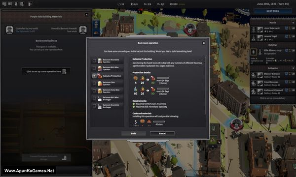 City of Gangsters: The Polish Outfit Screenshot 1, Full Version, PC Game, Download Free