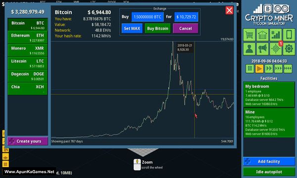 Crypto Miner Tycoon Simulator Screenshot 1, Full Version, PC Game, Download Free