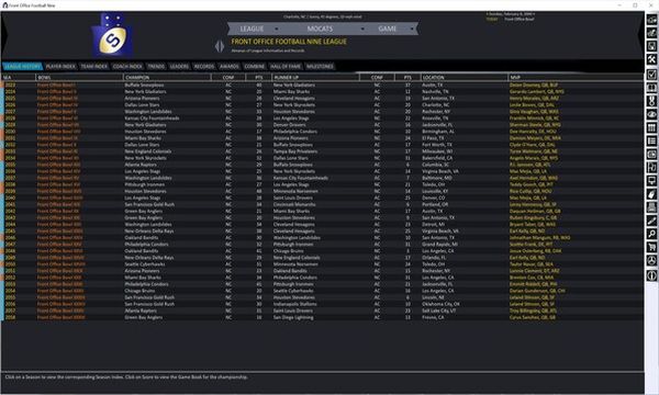 Front Office Football Nine Screenshot 1, Full Version, PC Game, Download Free
