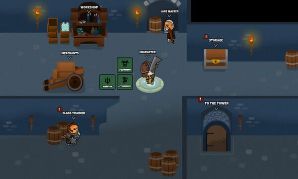 Tower Walker: MMO Grind Simulator Screenshot 1, Full Version, PC Game, Download Free