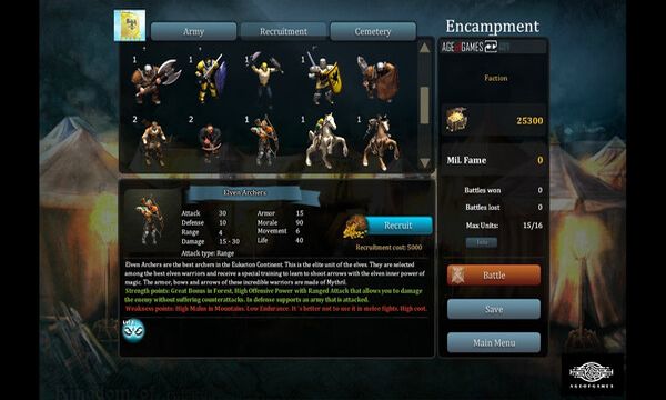 Fantasy Kommander: Eukarion Wars Screenshot 1, Full Version, PC Game, Download Free