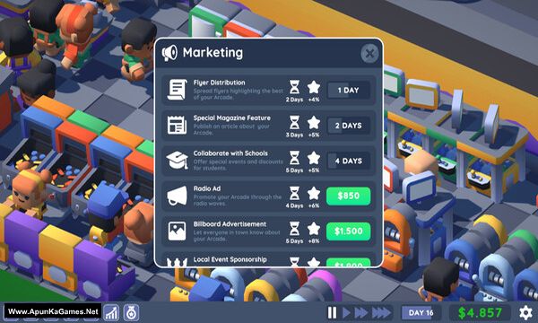 Arcade Empire Tycoon Screenshot 1, Full Version, PC Game, Download Free
