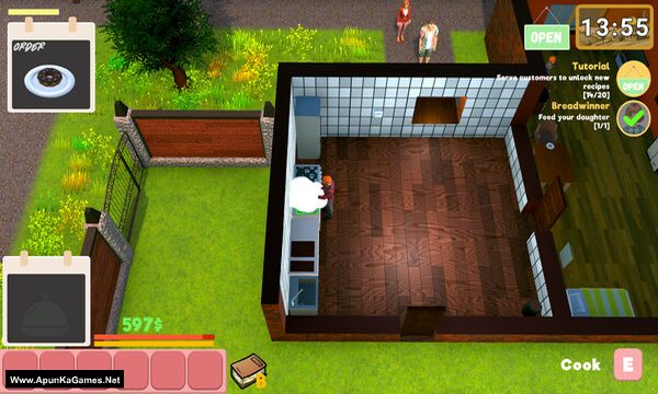 Café Keeper Screenshot 1, Full Version, PC Game, Download Free