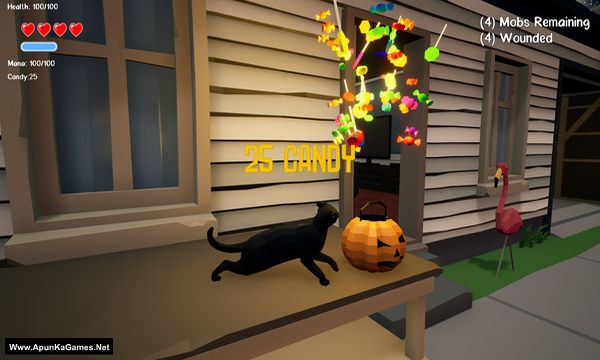 Cat Saves Halloween Screenshot 1, Full Version, PC Game, Download Free