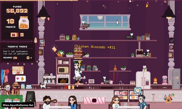 Supurr Cat Cafe: Sandwich Rush Screenshot 1, Full Version, PC Game, Download Free