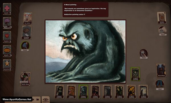 Artist Life Simulator Screenshot 1, Full Version, PC Game, Download Free