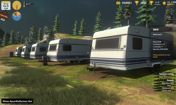 Arctic Motel Simulator Screenshot 1, Full Version, PC Game, Download Free