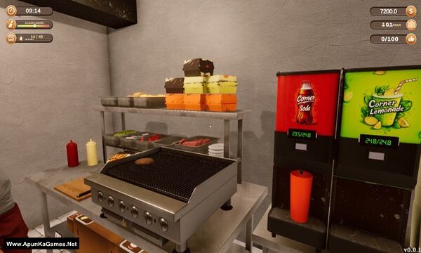 Corner Kitchen Fast Food Simulator Screenshot 1, Full Version, PC Game, Download Free