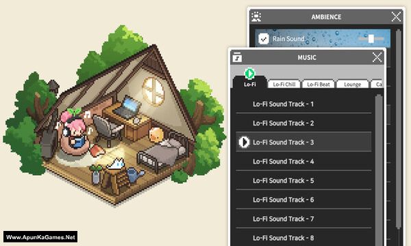 Mini Cozy Room: Lo-Fi Screenshot 1, Full Version, PC Game, Download Free