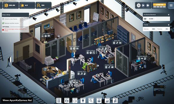 The Executive - Movie Industry Tycoon Screenshot 1, Full Version, PC Game, Download Free