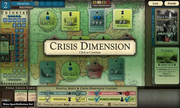 Fort Sumter: The Secession Crisis Screenshot 1, Full Version, PC Game, Download Free