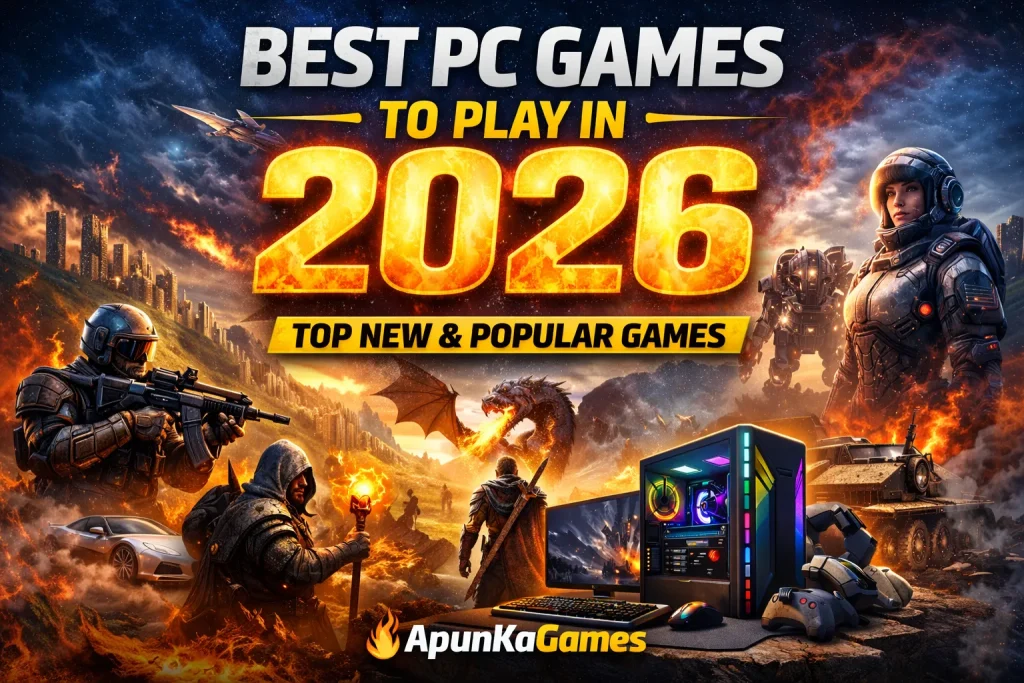 Best PC Games to Play in 2026 – Top New & Popular Games