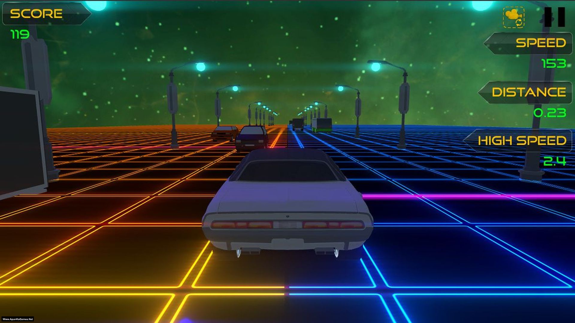 Retrowave Need for Speed Drift Screenshot 1, Full Version, PC Game, Download Free