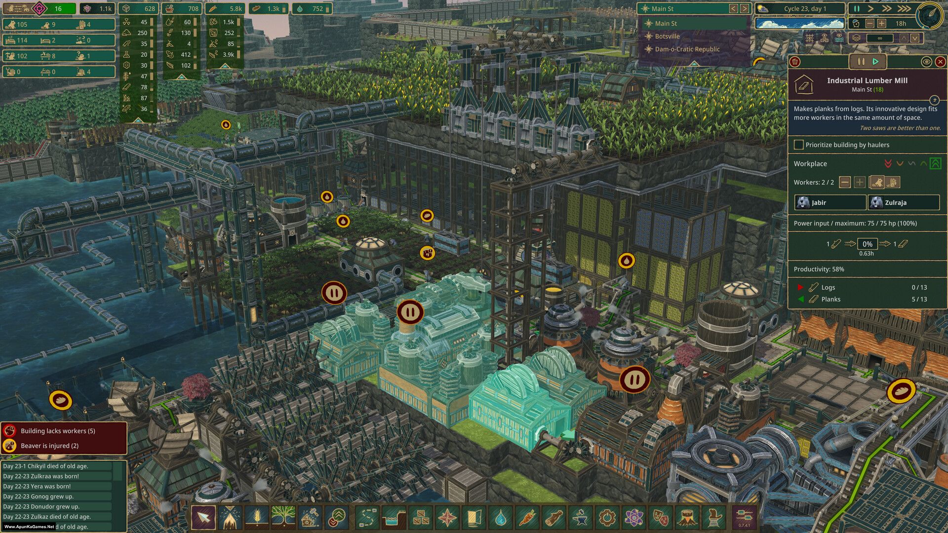 Timberborn Build 21144167 Screenshot 3, Full Version, PC Game, Download Free