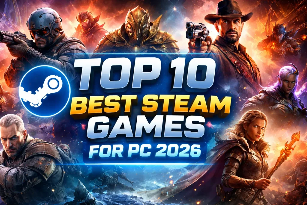 Top 10 Steam Best Games for PC in 2026