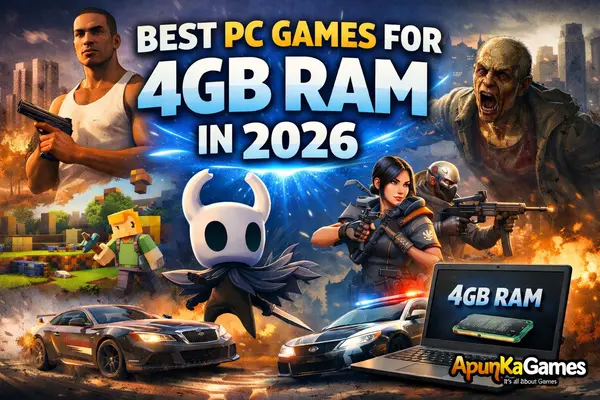 Best PC Games for 4GB RAM in 2026