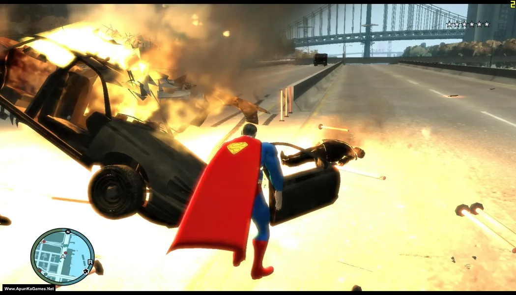 GTA San Andreas Superman MOD Screenshot 1, Gameplay images, photos