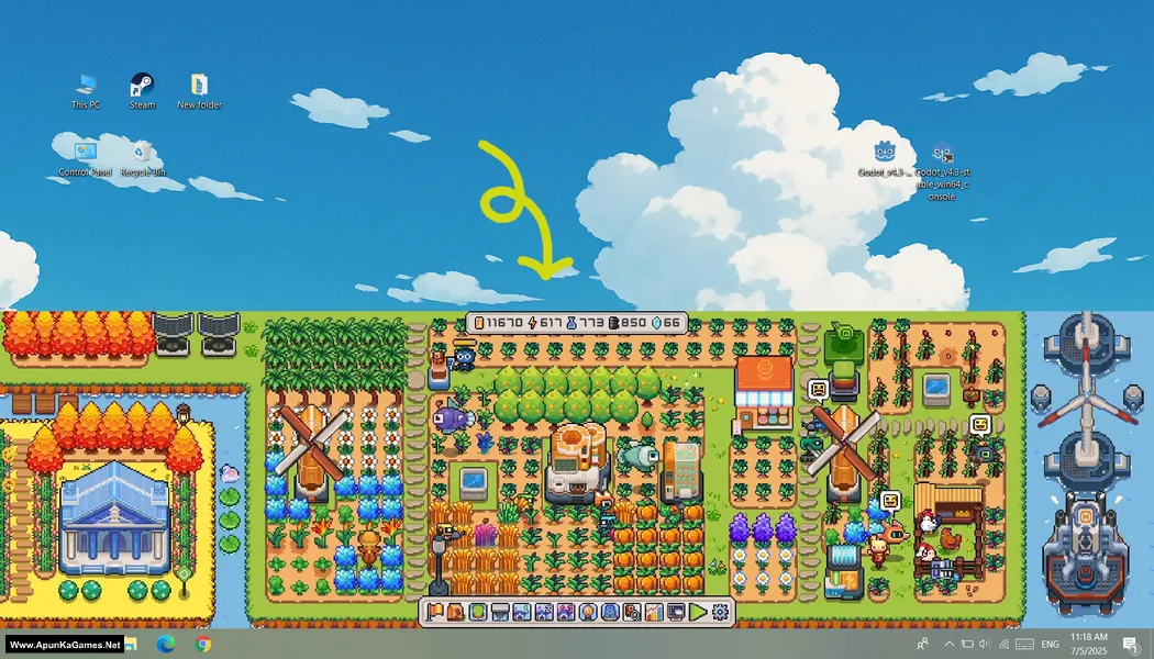 Island Robot Farm Screenshot 2, PC Game, Download Free