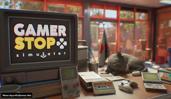 Gamer Stop Simulator Cover, Poster, PC Game, Download Free