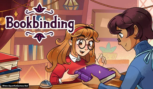 Bookbinding - Dark Cozy Sim Cover, Poster, PC Game, Download Free