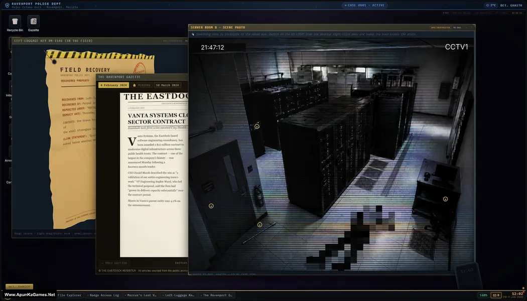 Homicide Desk Screenshot 1, PC Game, Download Free