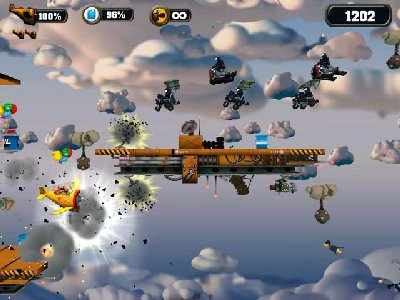 Crazy Chicken Sky Botz Screenshot Photos 1